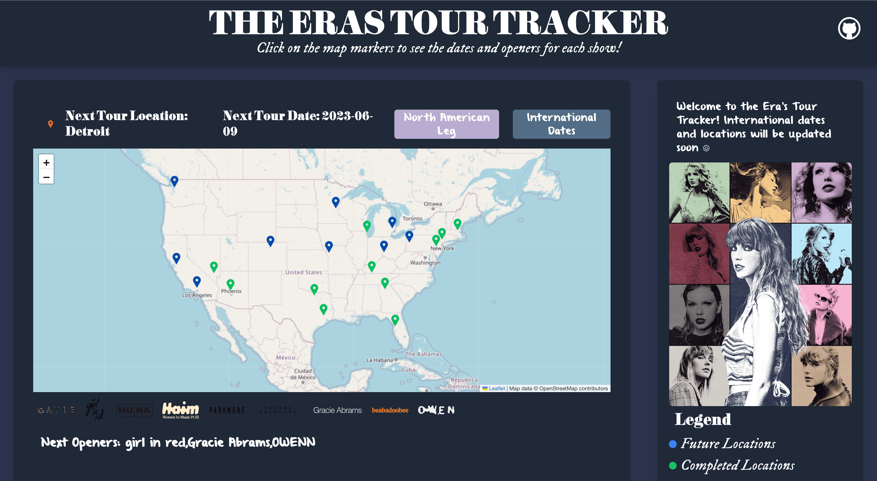 Eras Tour Tracker