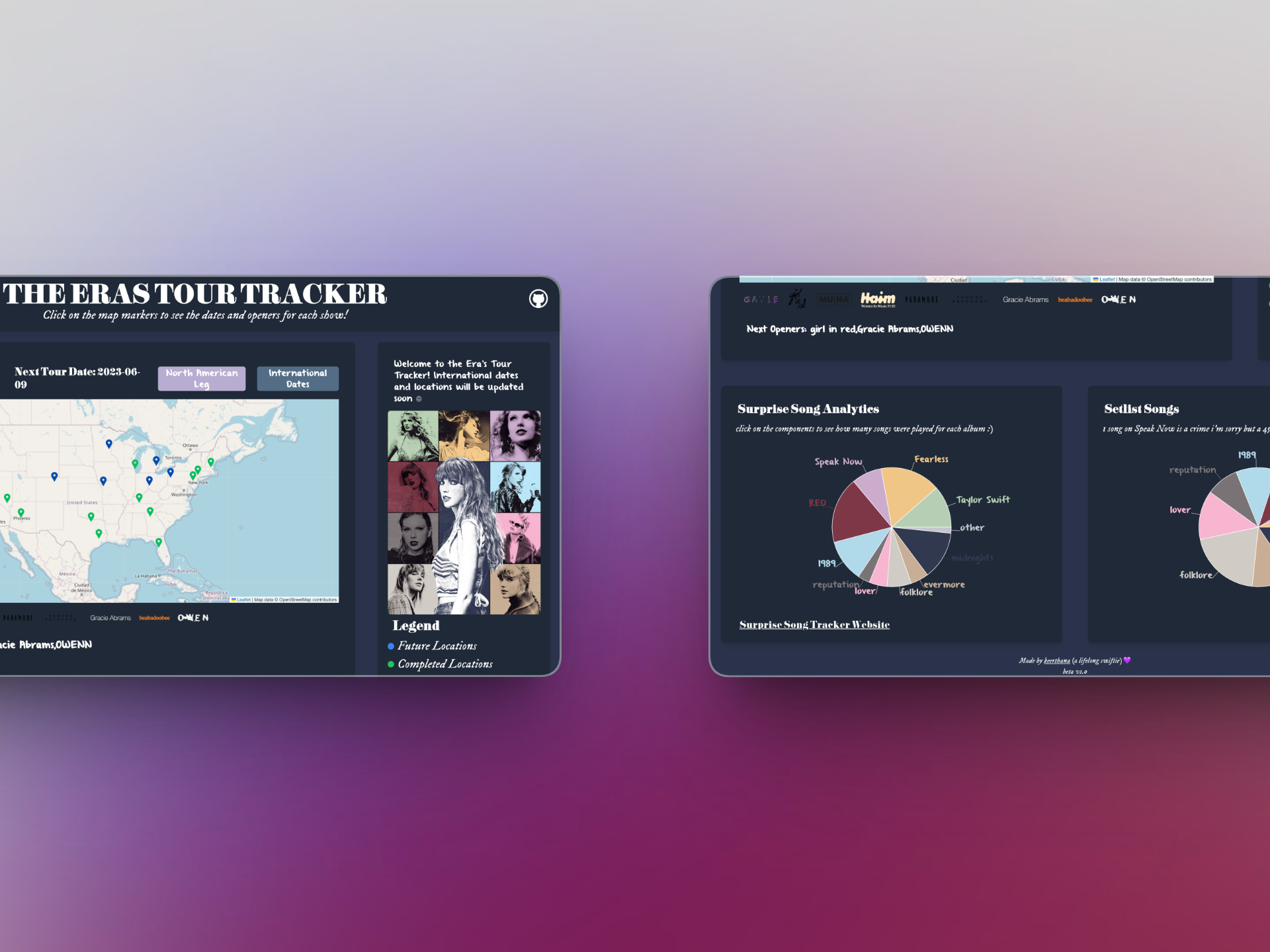 The Eras Tour Tracker